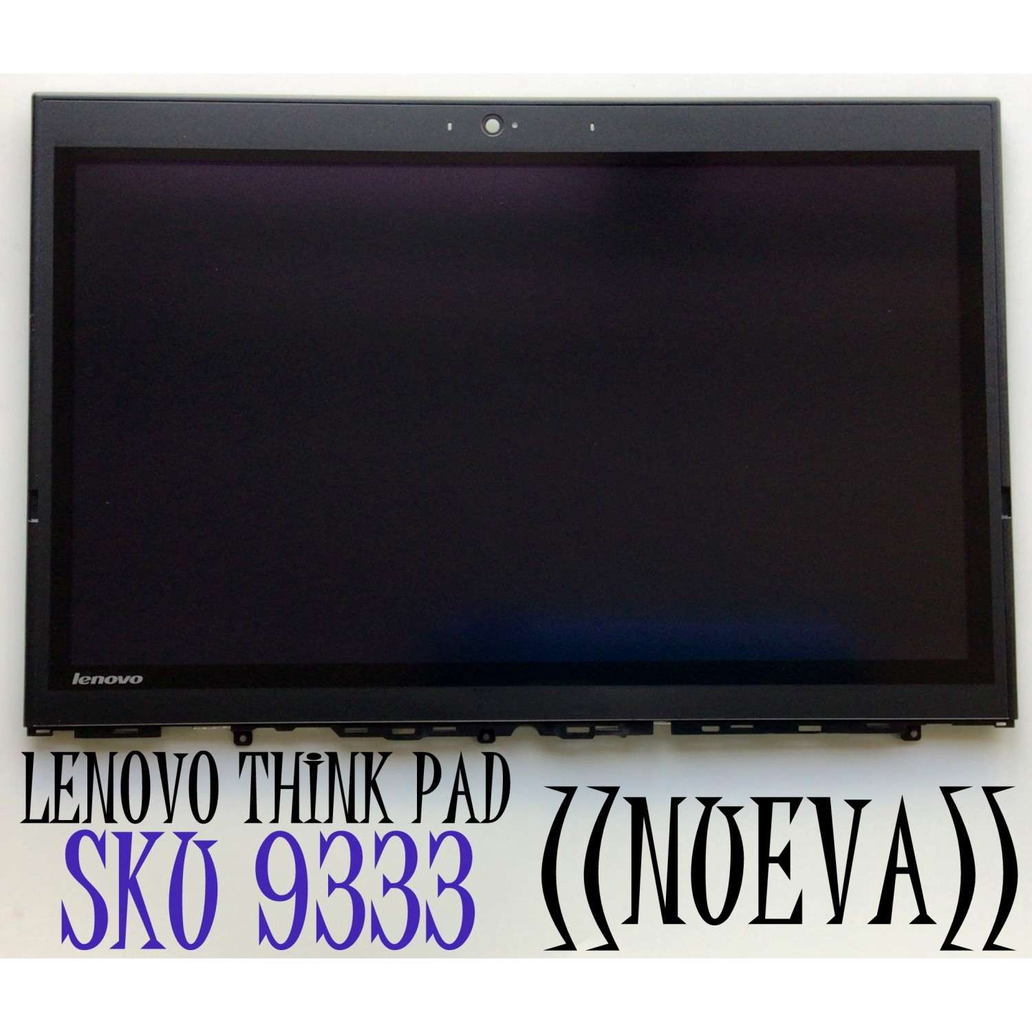 PANTALLA ((NUEVA)) PARA LAPTOP LENOVO / 60.4VC10.002 / ELC-12W08-LE04X-2X / SU6C-12W04AU-01X / FTU3-12W04C-07X / 4HTS004179 / PWB-8306-X / PWB-B278X / 60.4KJ07.006 / IS140711 B / IS140708 A / MODELOS X220 / X220I / X230 / X230I / RESOLUCIÓN:HD 1366x768p